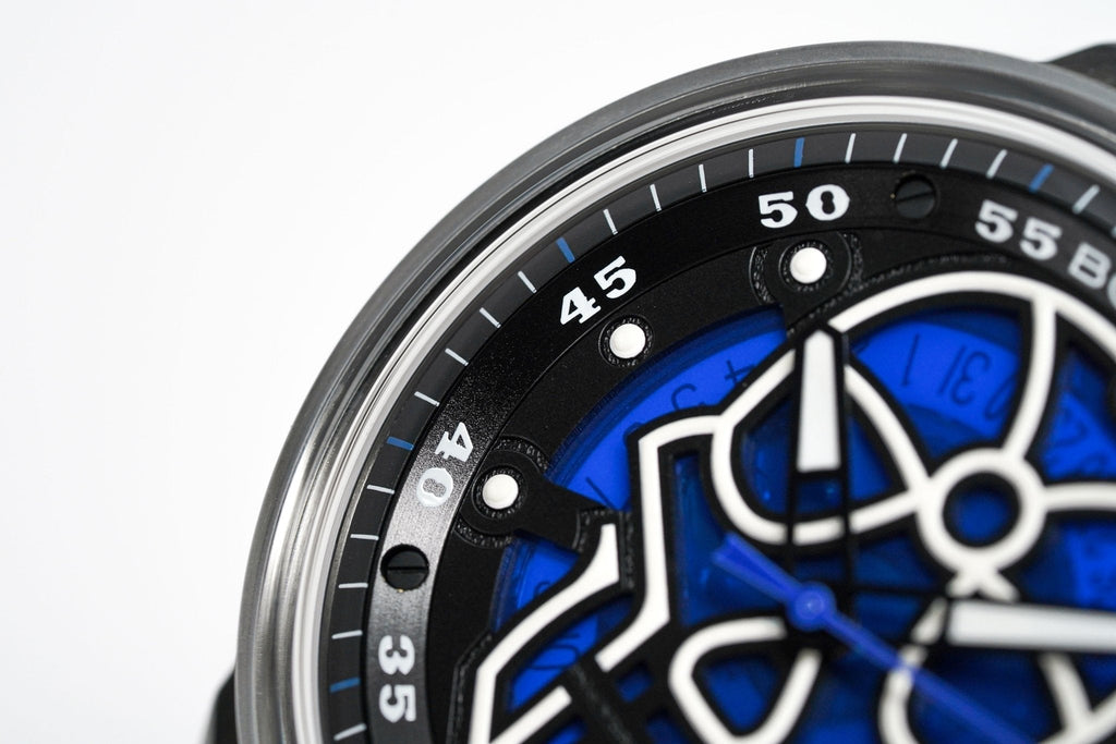 Bomberg Watch BB-01 Automatic Blue Skull wholesalehk.shop