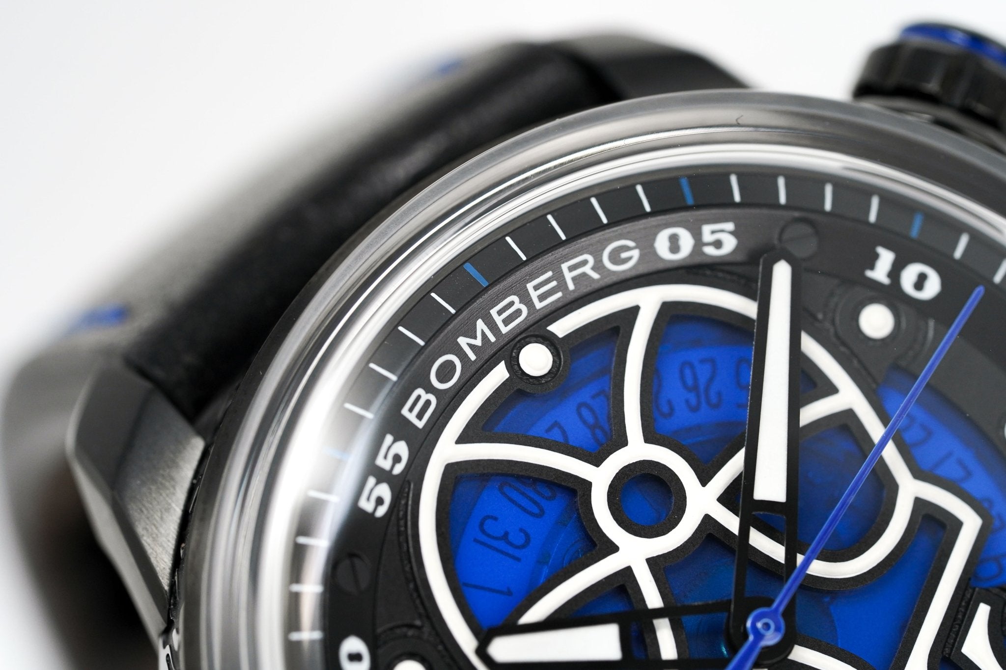 Bomberg Watch BB-01 Automatic Blue Skull wholesalehk.shop