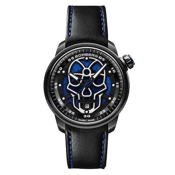 Bomberg Watch BB-01 Automatic Blue Skull wholesalehk.shop