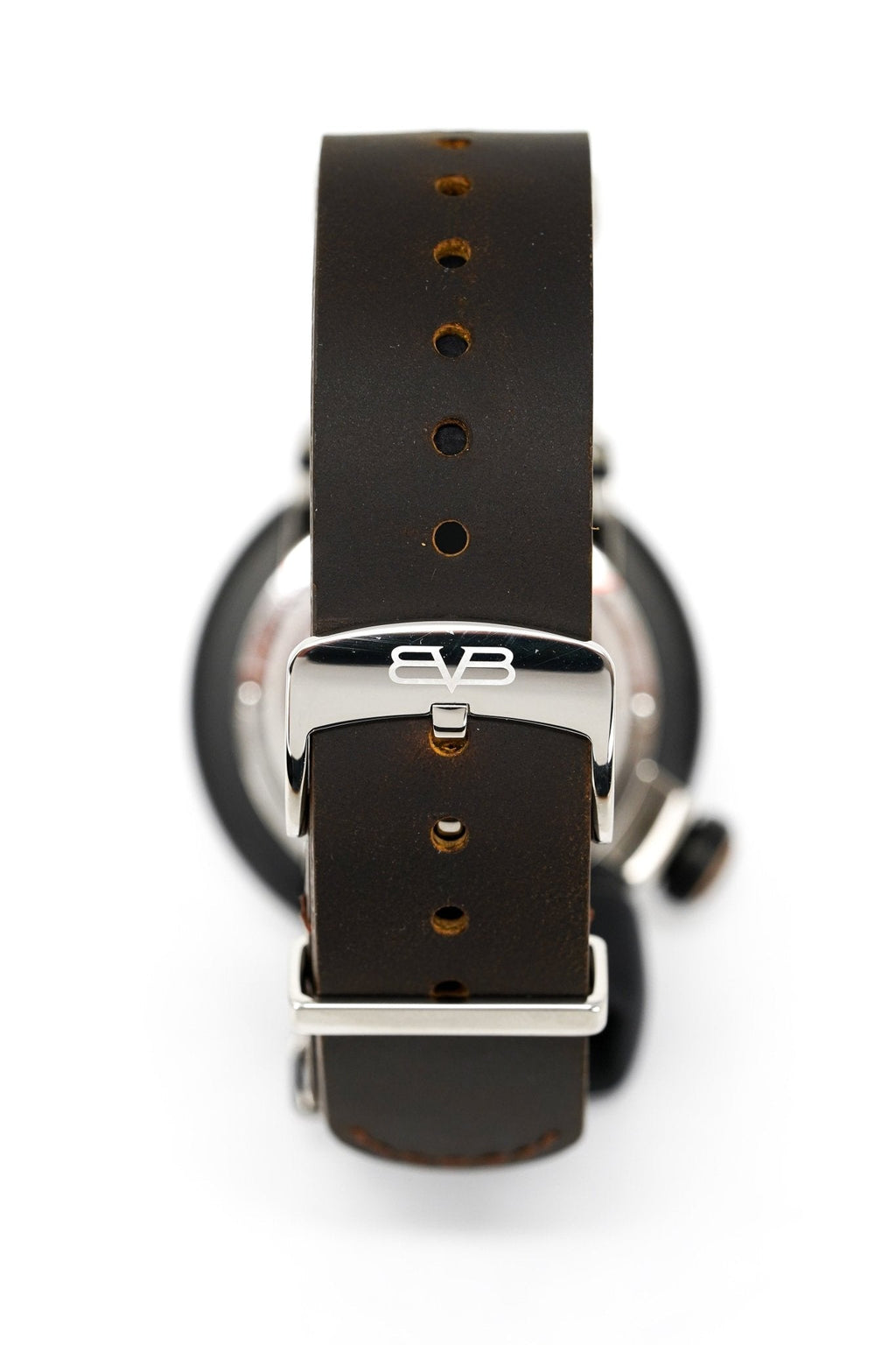 Bomberg Men's Watch BB-01 Black PVD Brown wholesalehk.shop