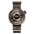 Bomberg Men's Watch BB-01 Black PVD Brown wholesalehk.shop