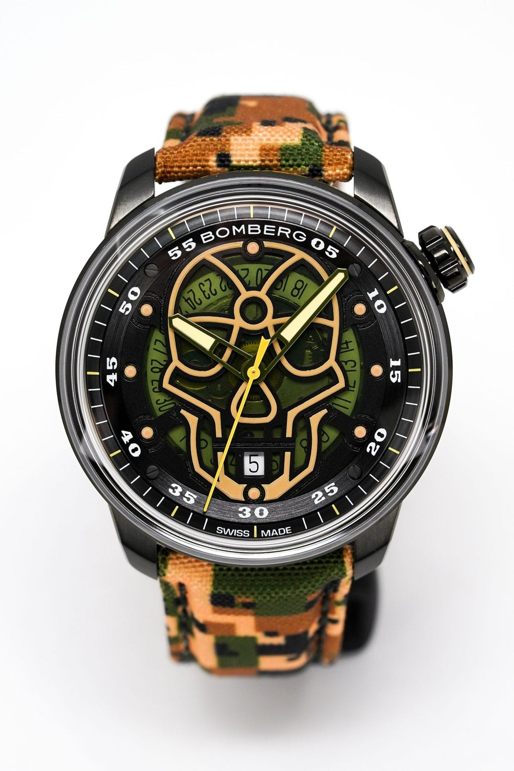 Bomberg Watch BB-01 Automatic Limited Edition Military Skull wholesalehk.shop