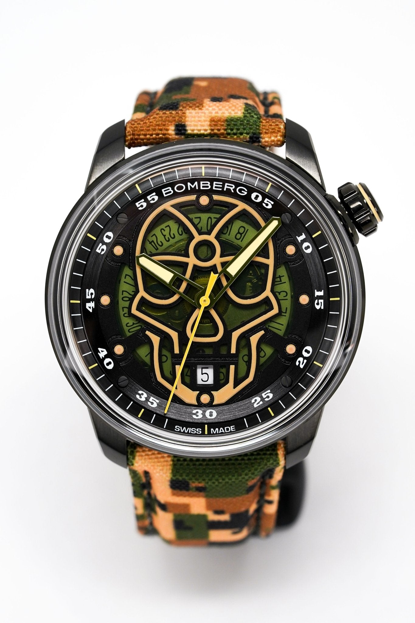Bomberg Watch BB-01 Automatic Limited Edition Military Skull wholesalehk.shop