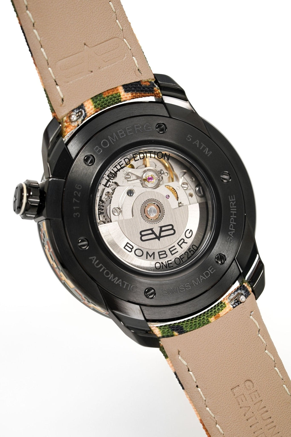 Bomberg Watch BB-01 Automatic Limited Edition Military Skull wholesalehk.shop