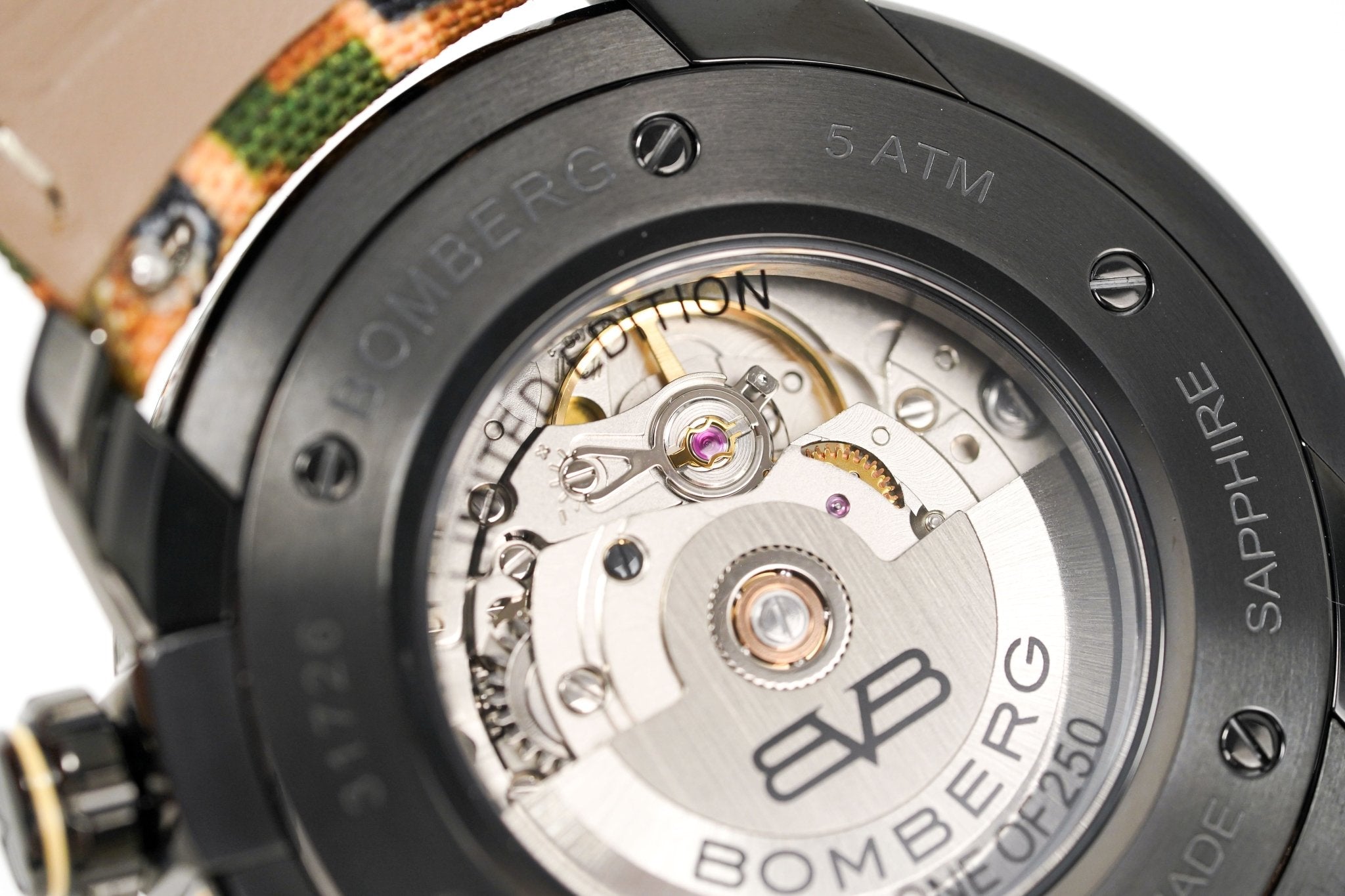 Bomberg Watch BB-01 Automatic Limited Edition Military Skull wholesalehk.shop