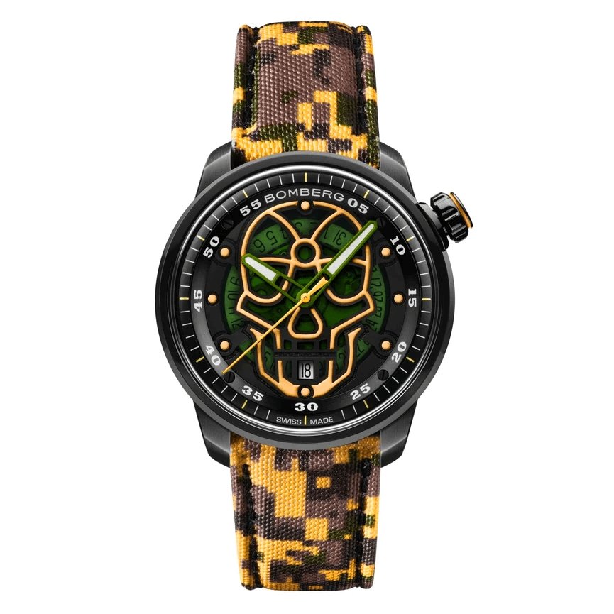 Bomberg Watch BB-01 Automatic Limited Edition Military Skull wholesalehk.shop