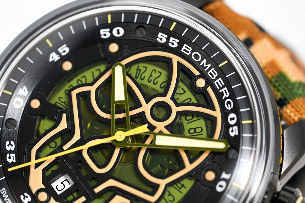 Bomberg Watch BB-01 Automatic Limited Edition Military Skull wholesalehk.shop