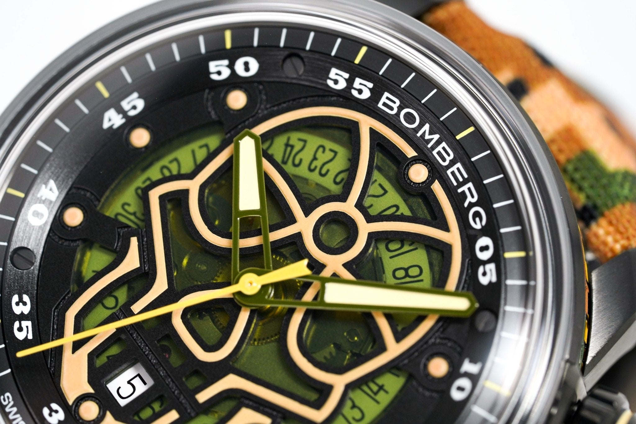 Bomberg Watch BB-01 Automatic Limited Edition Military Skull wholesalehk.shop