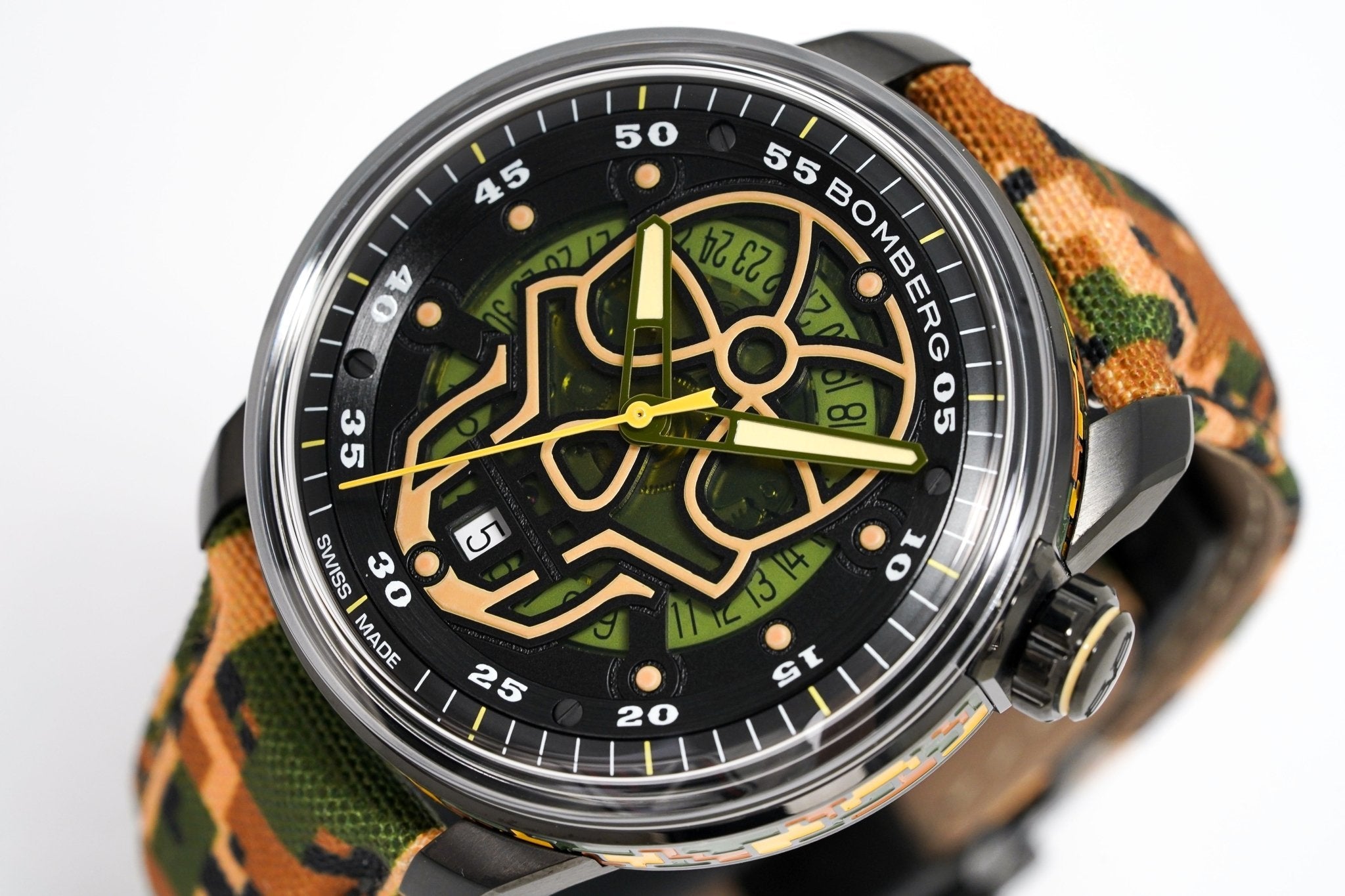 Bomberg Watch BB-01 Automatic Limited Edition Military Skull wholesalehk.shop