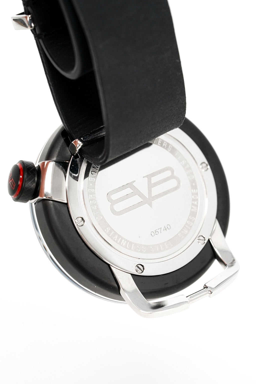 Bomberg Men's Watch BB-01 Black PVD Red wholesalehk.shop