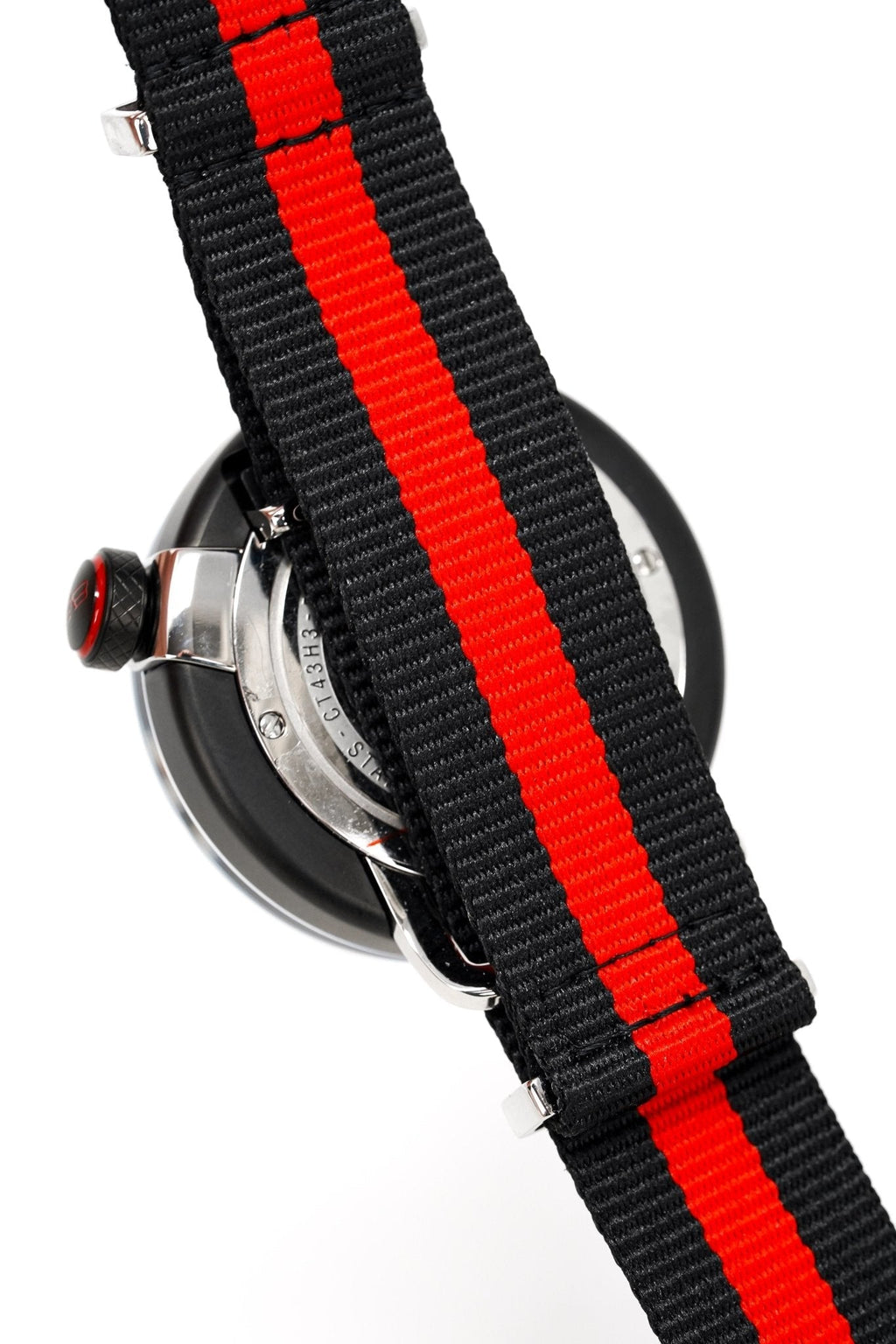 Bomberg Men's Watch BB-01 Black PVD Red wholesalehk.shop