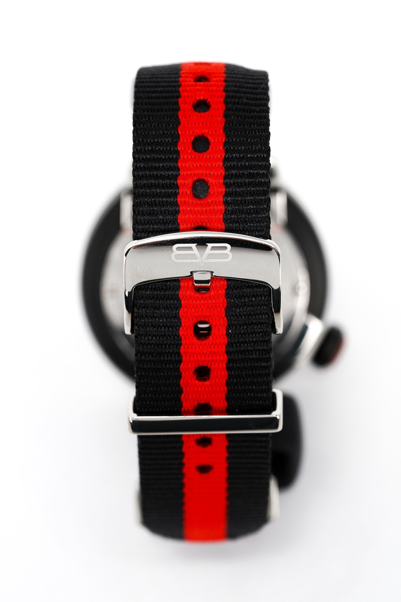 Bomberg Men's Watch BB-01 Black PVD Red wholesalehk.shop
