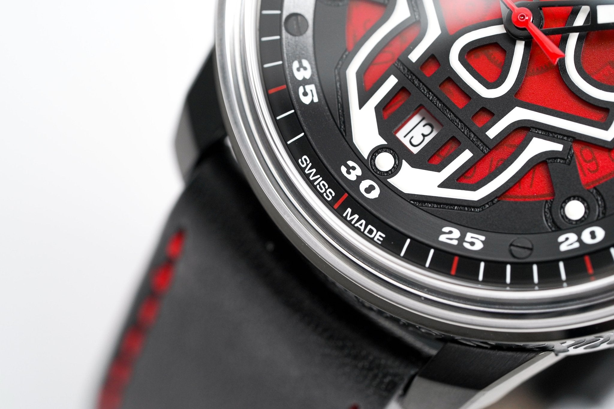 Bomberg Watch BB-01 Automatic Red Skull wholesalehk.shop