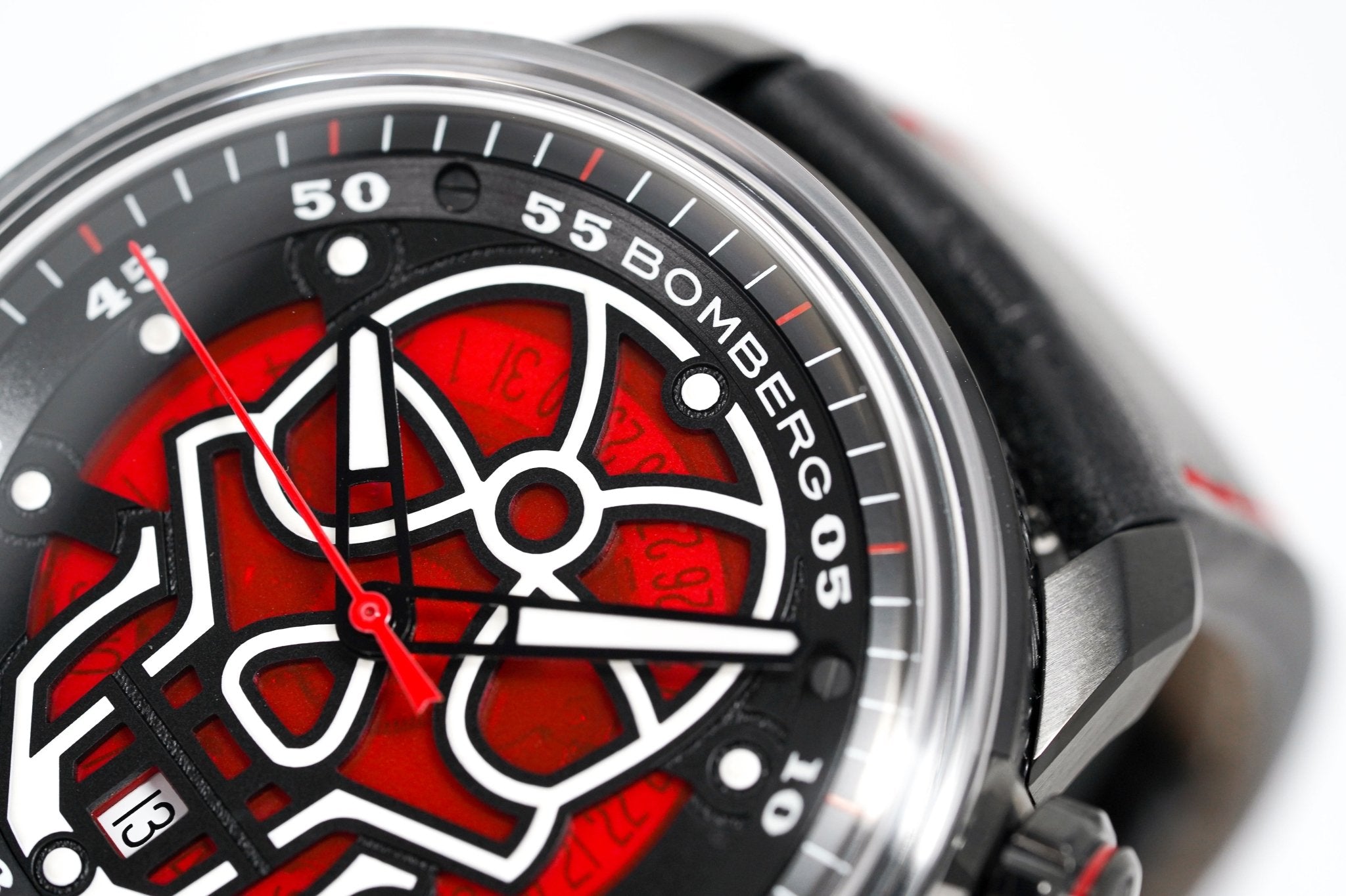 Bomberg Watch BB-01 Automatic Red Skull wholesalehk.shop