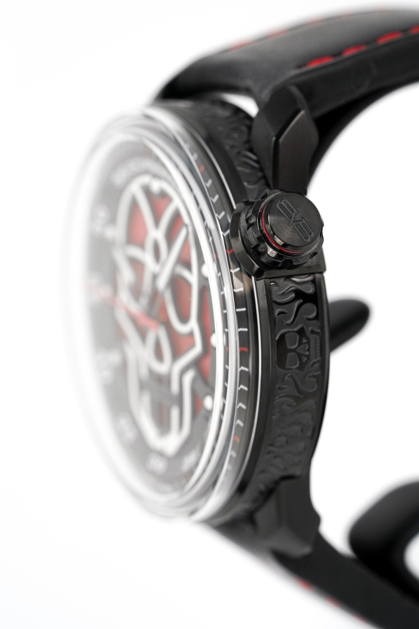 Bomberg Watch BB-01 Automatic Red Skull wholesalehk.shop