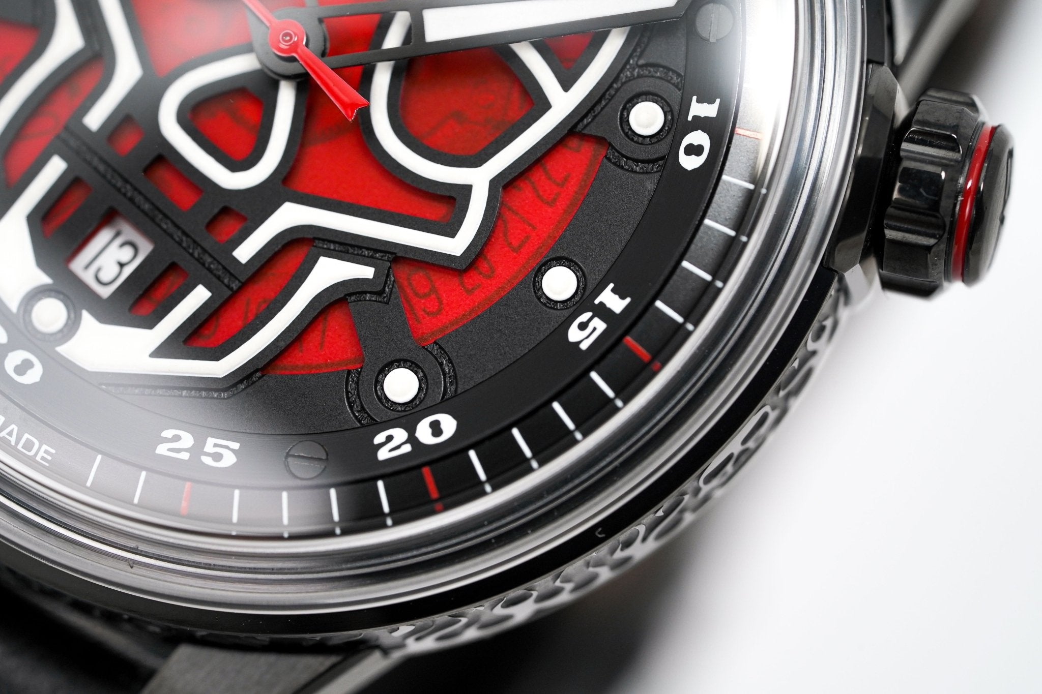 Bomberg Watch BB-01 Automatic Red Skull wholesalehk.shop