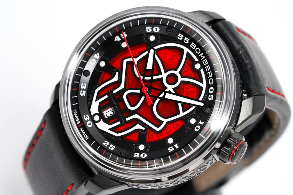 Bomberg Watch BB-01 Automatic Red Skull wholesalehk.shop