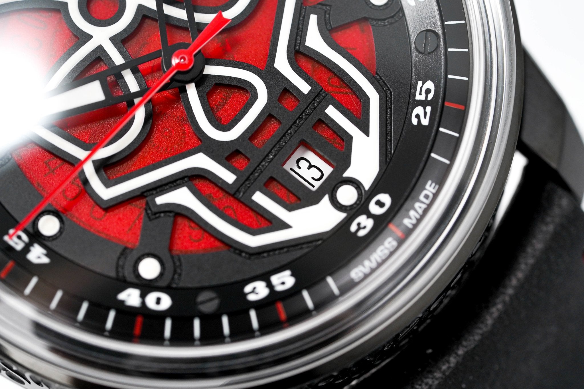Bomberg Watch BB-01 Automatic Red Skull wholesalehk.shop