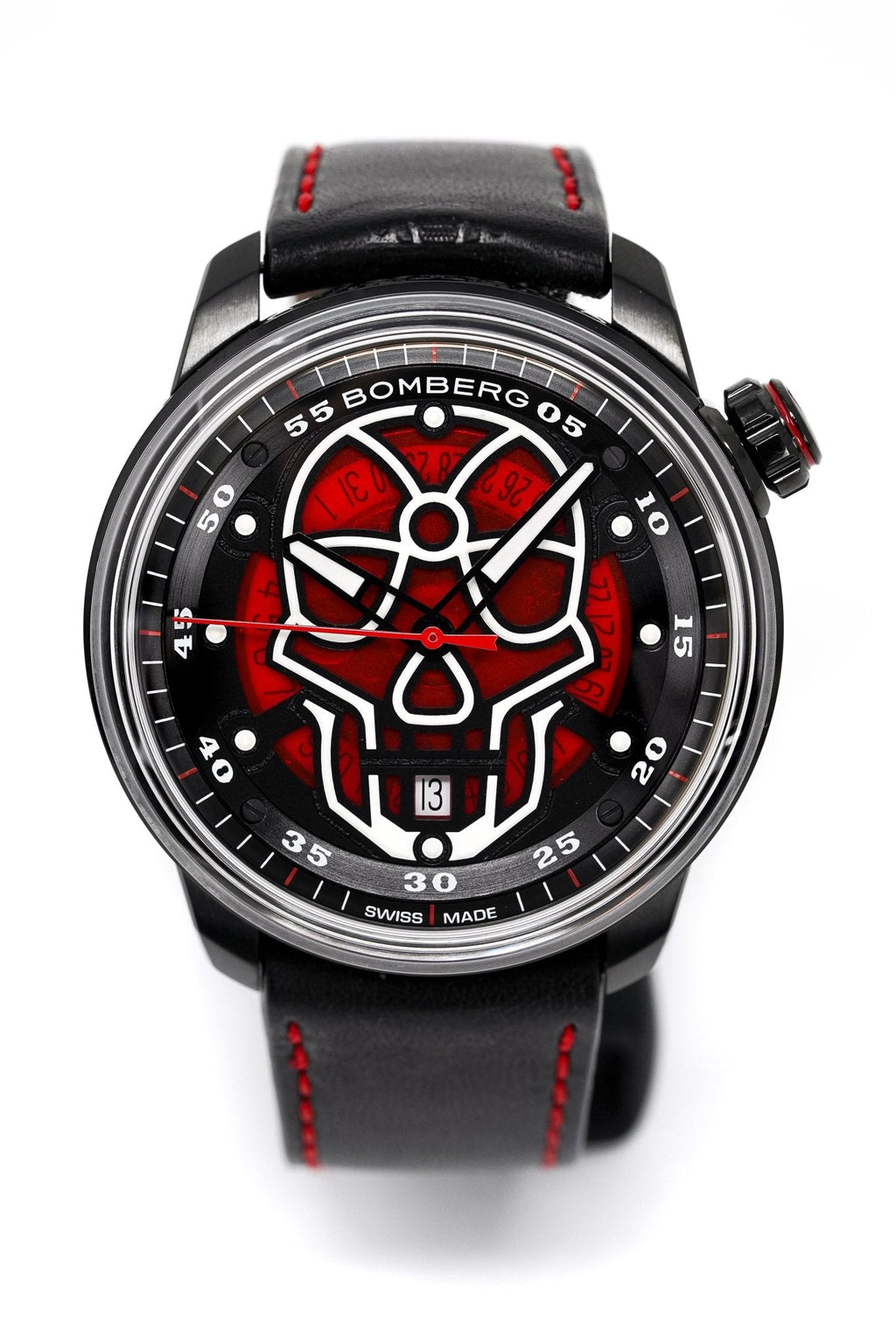 Bomberg Watch BB-01 Automatic Red Skull wholesalehk.shop