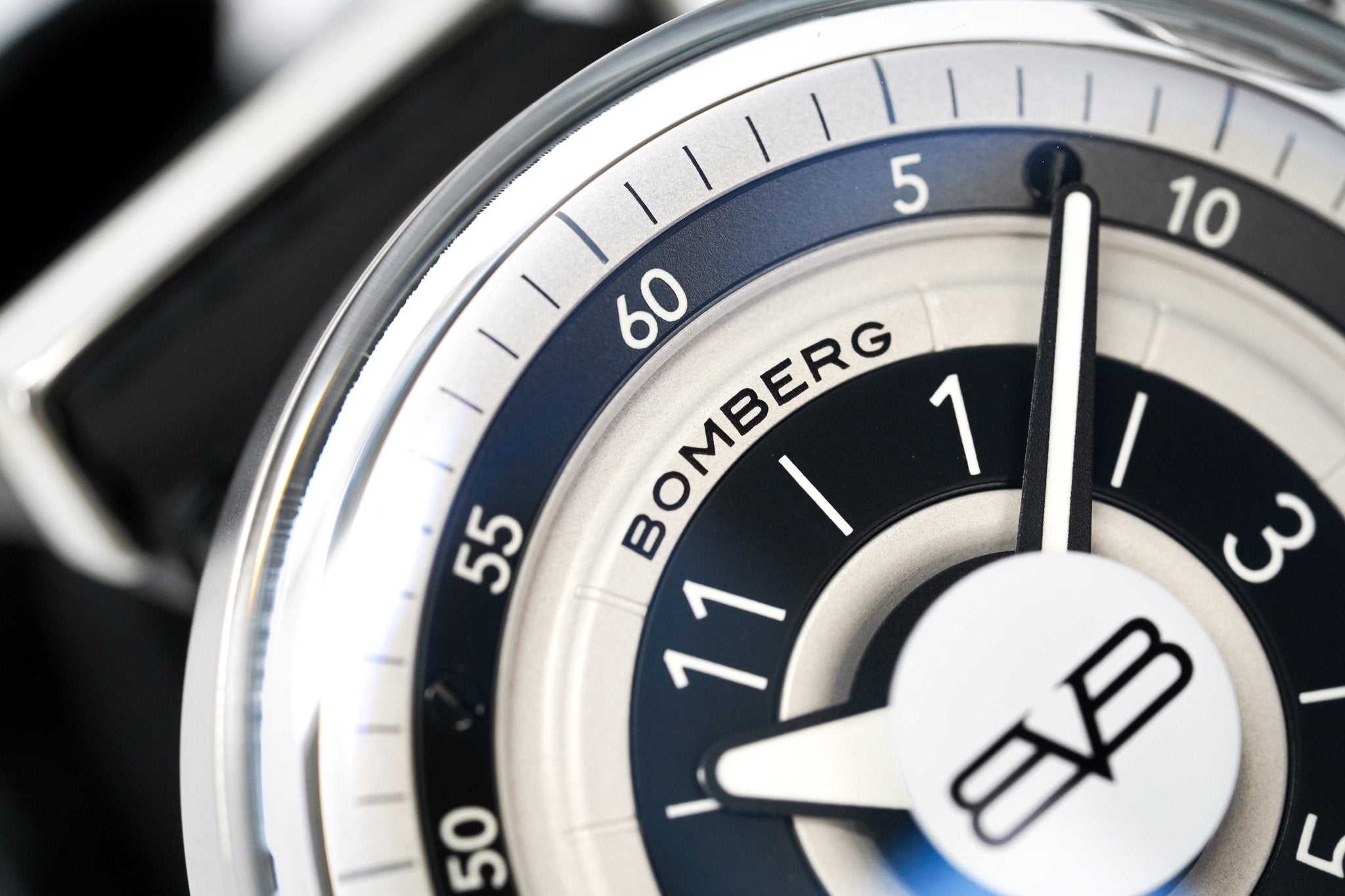 Bomberg Men's Watch BB-01 Stainless Steel Black wholesalehk.shop