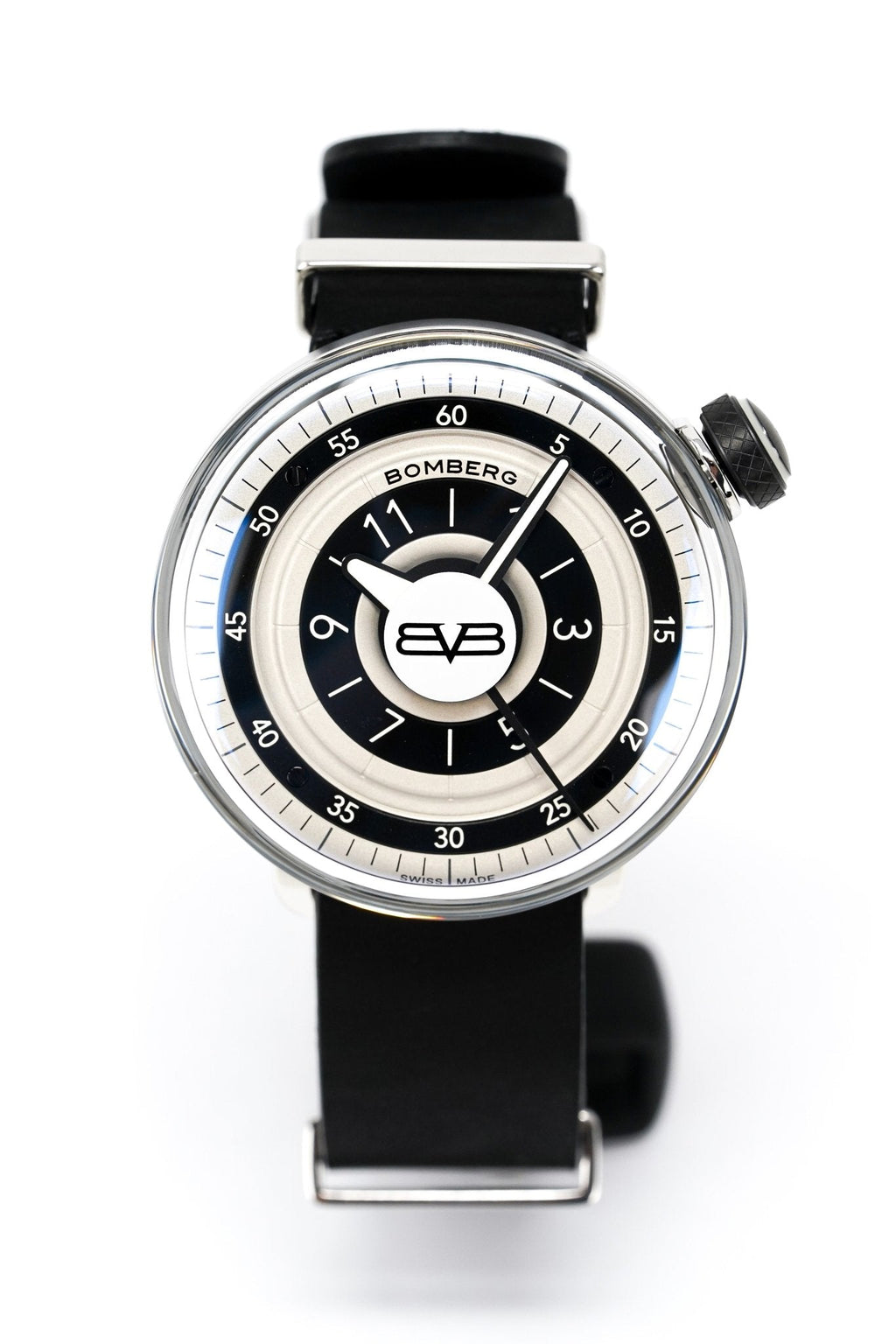 Bomberg Men's Watch BB-01 Stainless Steel Black wholesalehk.shop