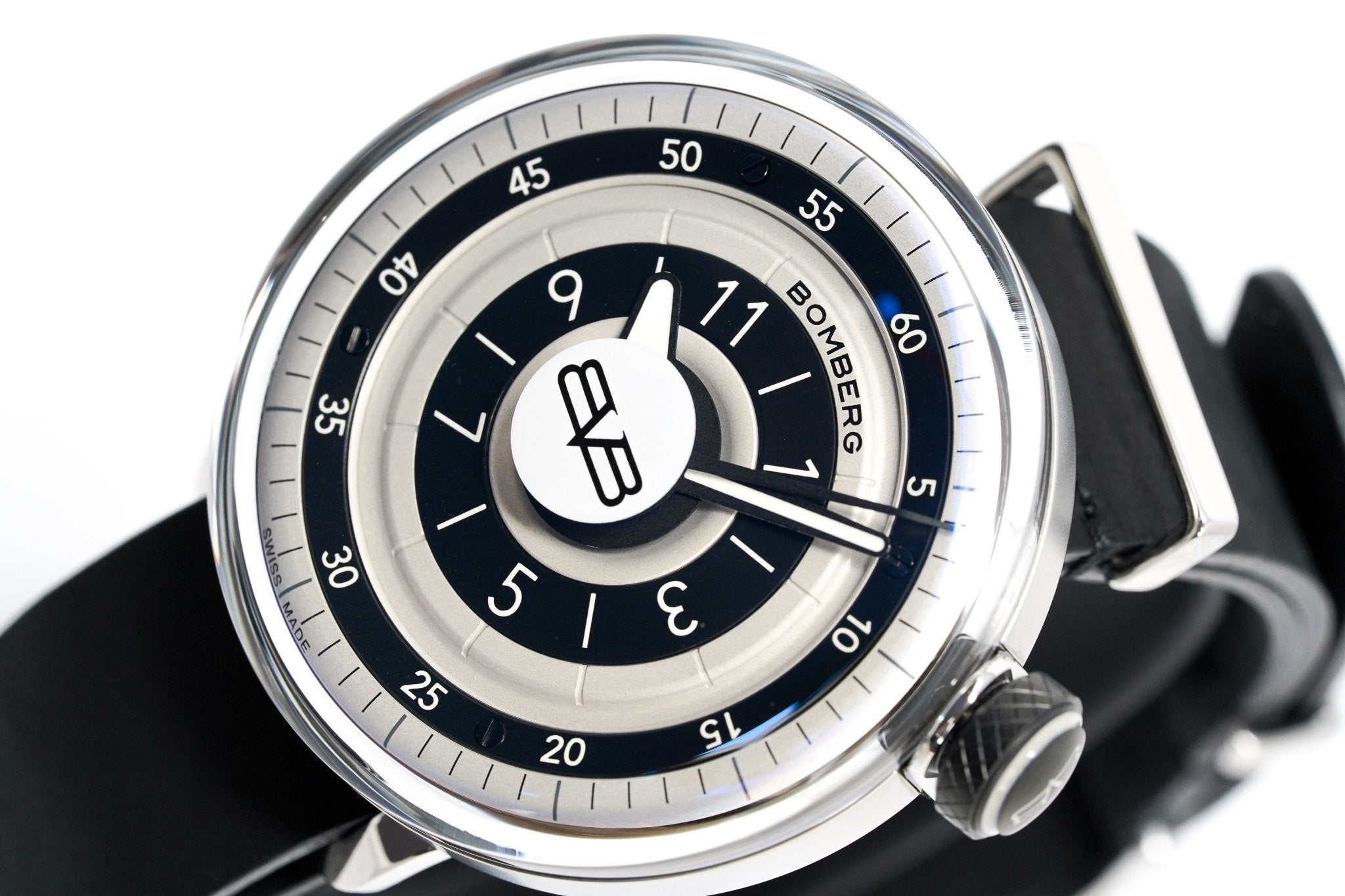 Bomberg Men's Watch BB-01 Stainless Steel Black wholesalehk.shop