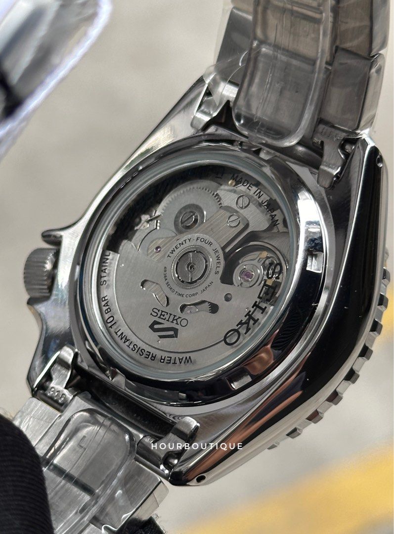 Seiko 5 Sports Automatic Blue Dial Silver Steel Strap Watch for Men - SRPK97K1 wholesalehk.shop