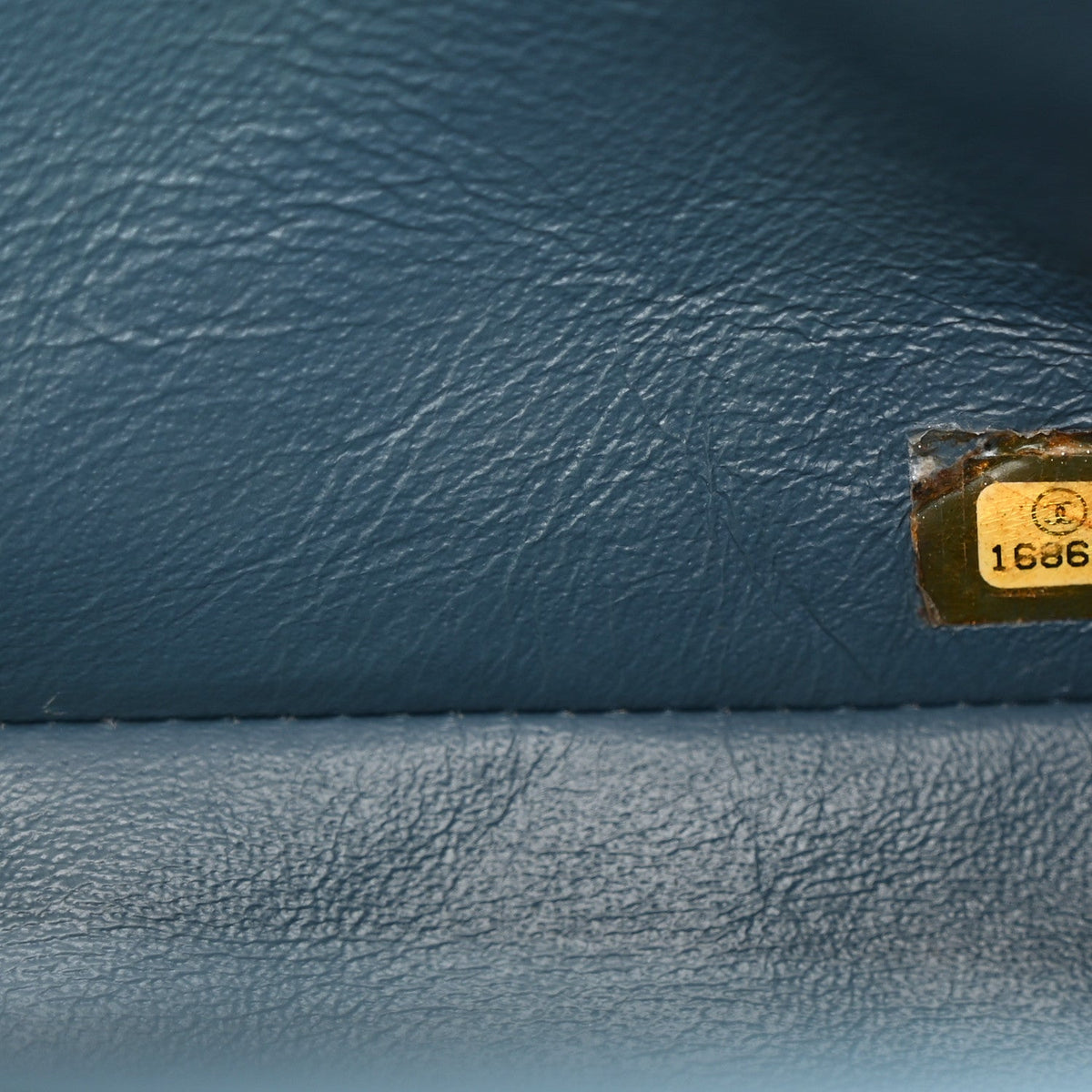 Lambskin Quilted Jumbo Double Flap Dark Blue wholesalehk.shop