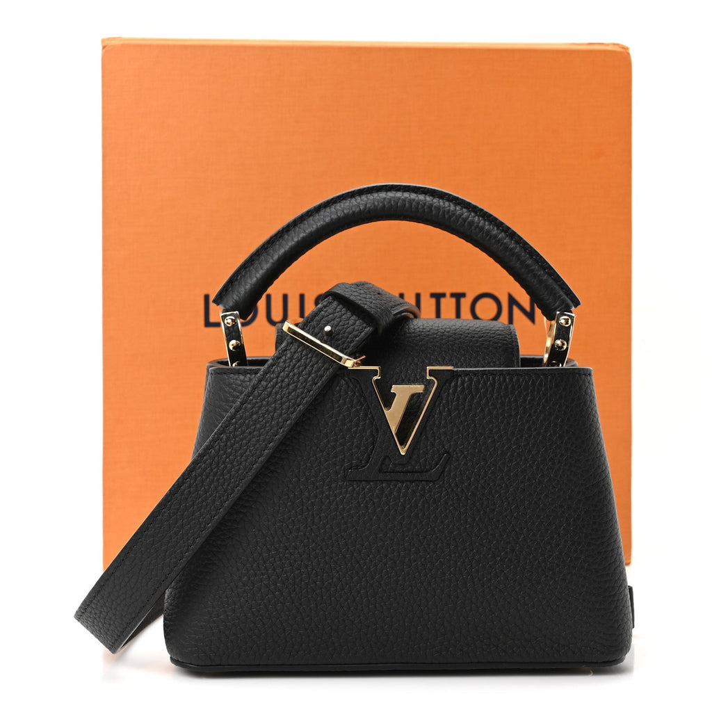 Taurillon Mini Capucines Black £¨ Direct shipment via from wholesalehk.shop