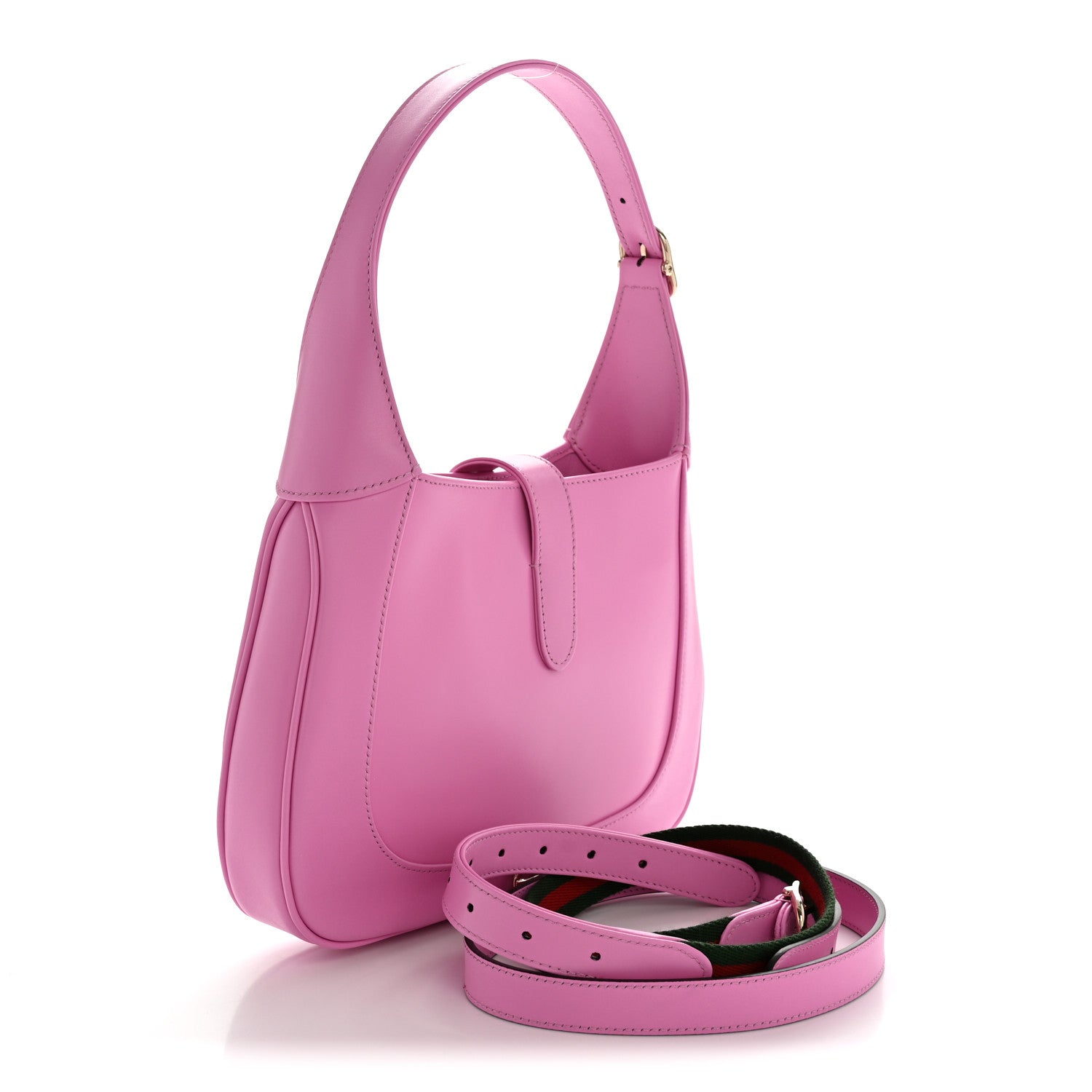 Ancora Calfskin Web Medium Jackie 1961 Hobo Pink £¨ Direct shipment via from wholesalehk.shop