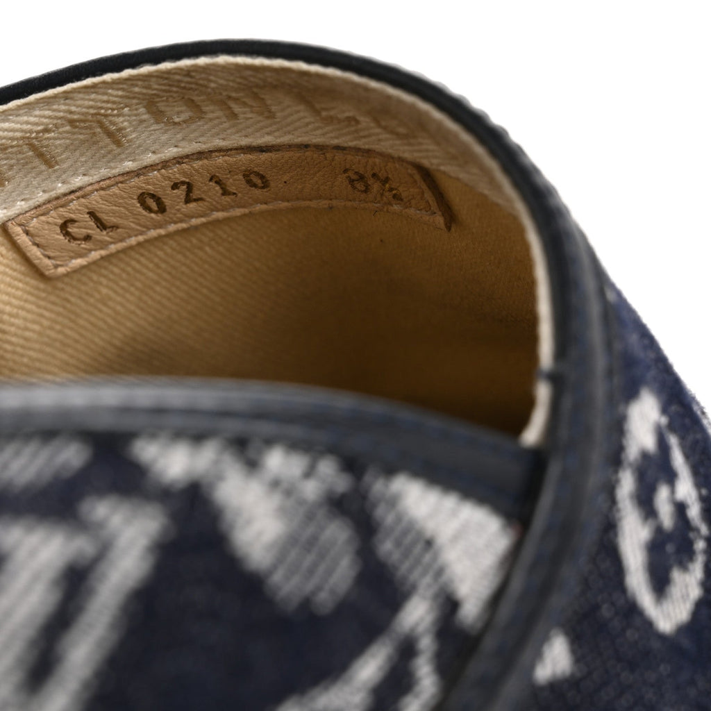 Monogram Denim Espadrille Flats 8.5 Blue £¨ Direct shipment via from wholesalehk.shop