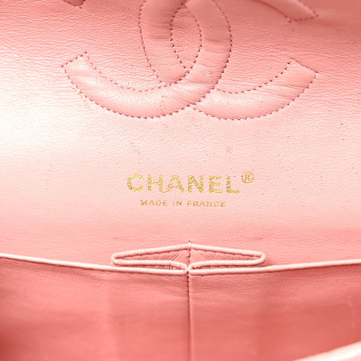Caviar Quilted Medium Double Flap Light Pink wholesalehk.shop