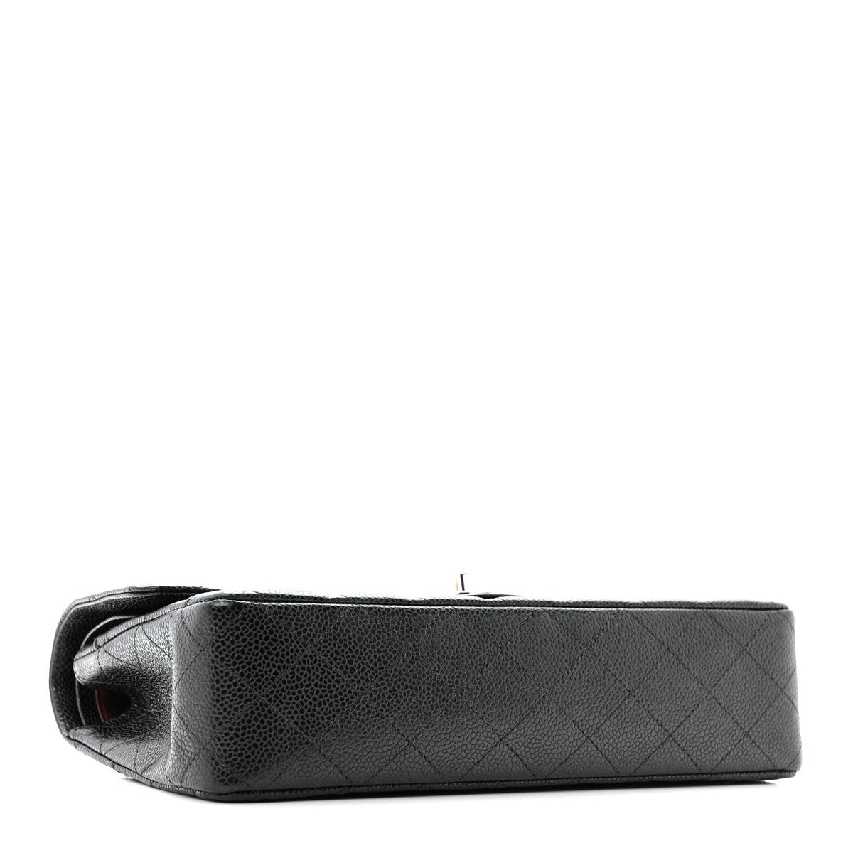Caviar Quilted Medium Double Flap Black wholesalehk.shop