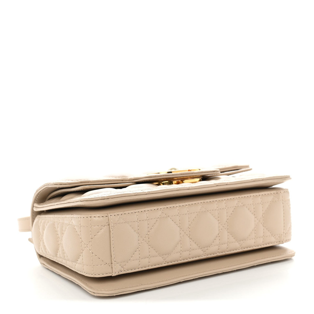 Calfskin Cannage Small Jolie Top Handle Bag Powder Beige wholesalehk.shop