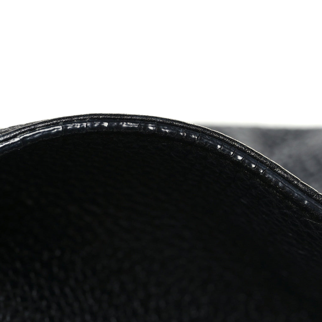 Pebbled Calfskin Medium Soho Chain Shoulder Bag Black wholesalehk.shop