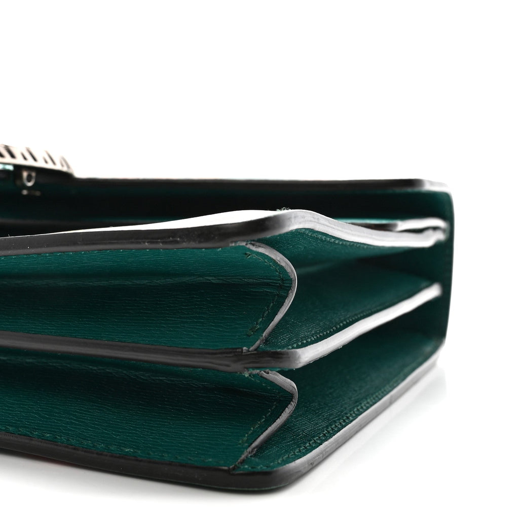 Calfskin Blooms Print Medium Dionysus Shoulder Bag Bright Emerald Multicolor wholesalehk.shop