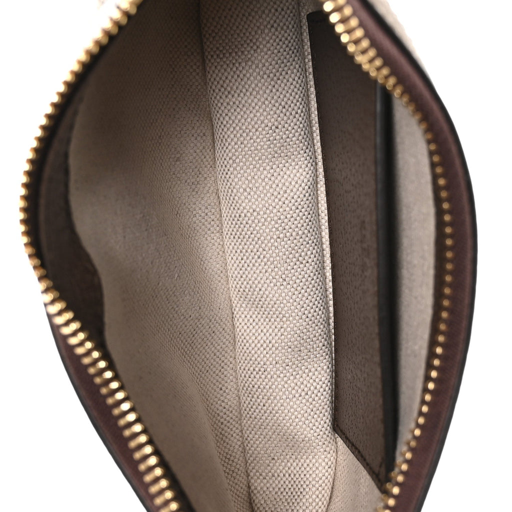 GG Supreme Monogram Textured Dollar Calfskin Mini Ophidia Chain Bag Beige Ebony wholesalehk.shop