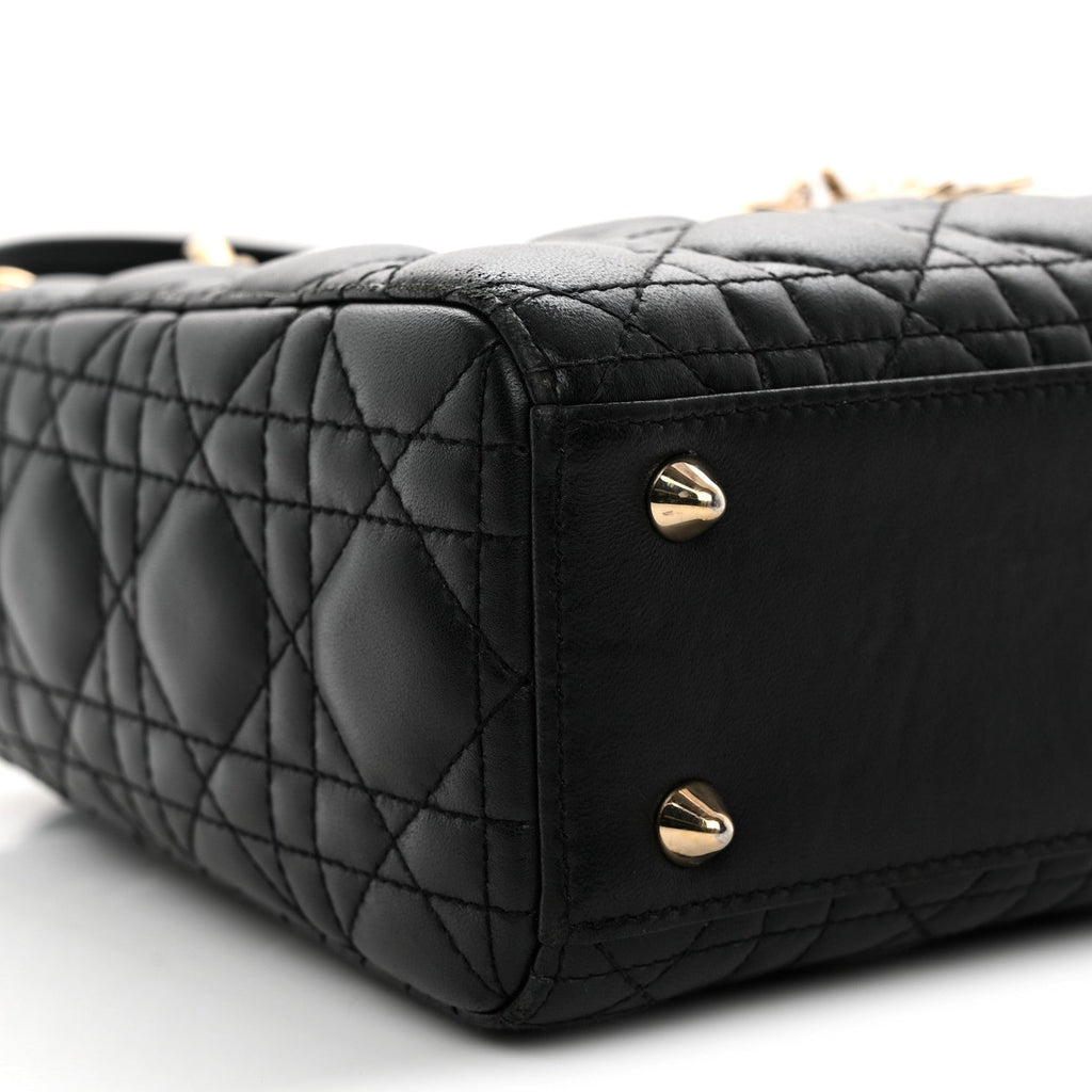 Lambskin Cannage Small My ABCDior Lady Dior Black wholesalehk.shop
