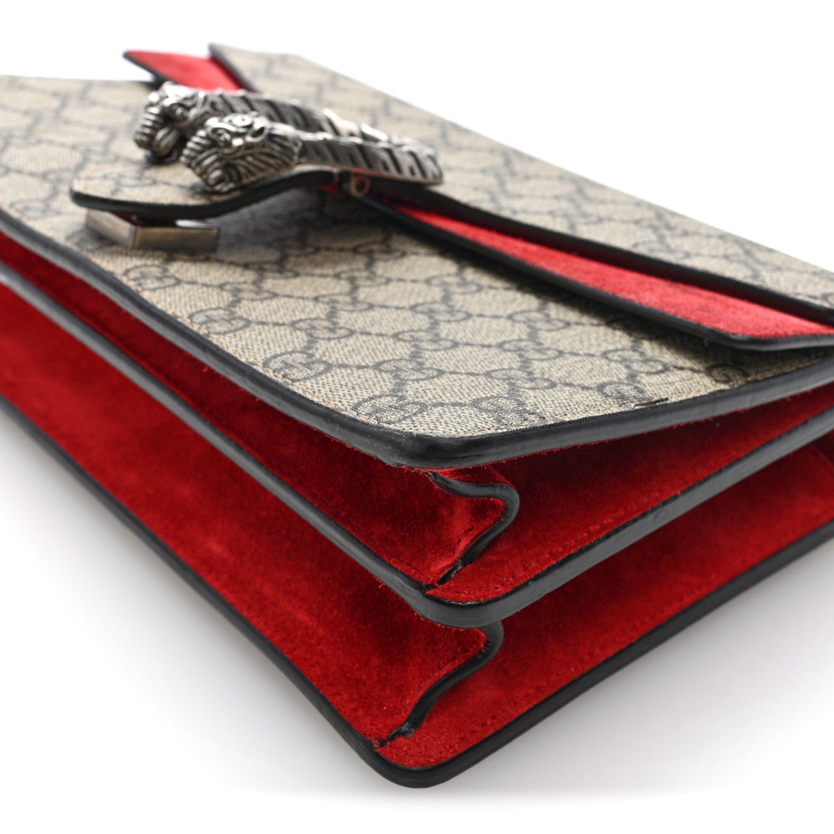GG Supreme Monogram Small Dionysus Shoulder Bag Red wholesalehk.shop