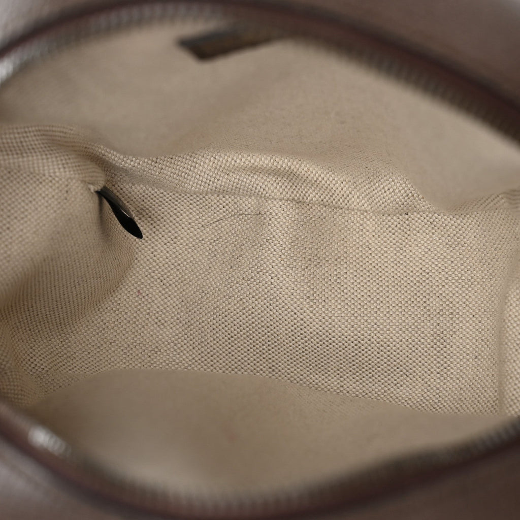 X ADIDAS Crystal Vintage Monogram Textured Dollar Calfskin Web Trefoil Small Ophidia Round Shoulder Bag Mid Natural Nut Off White New Acero wholesalehk.shop