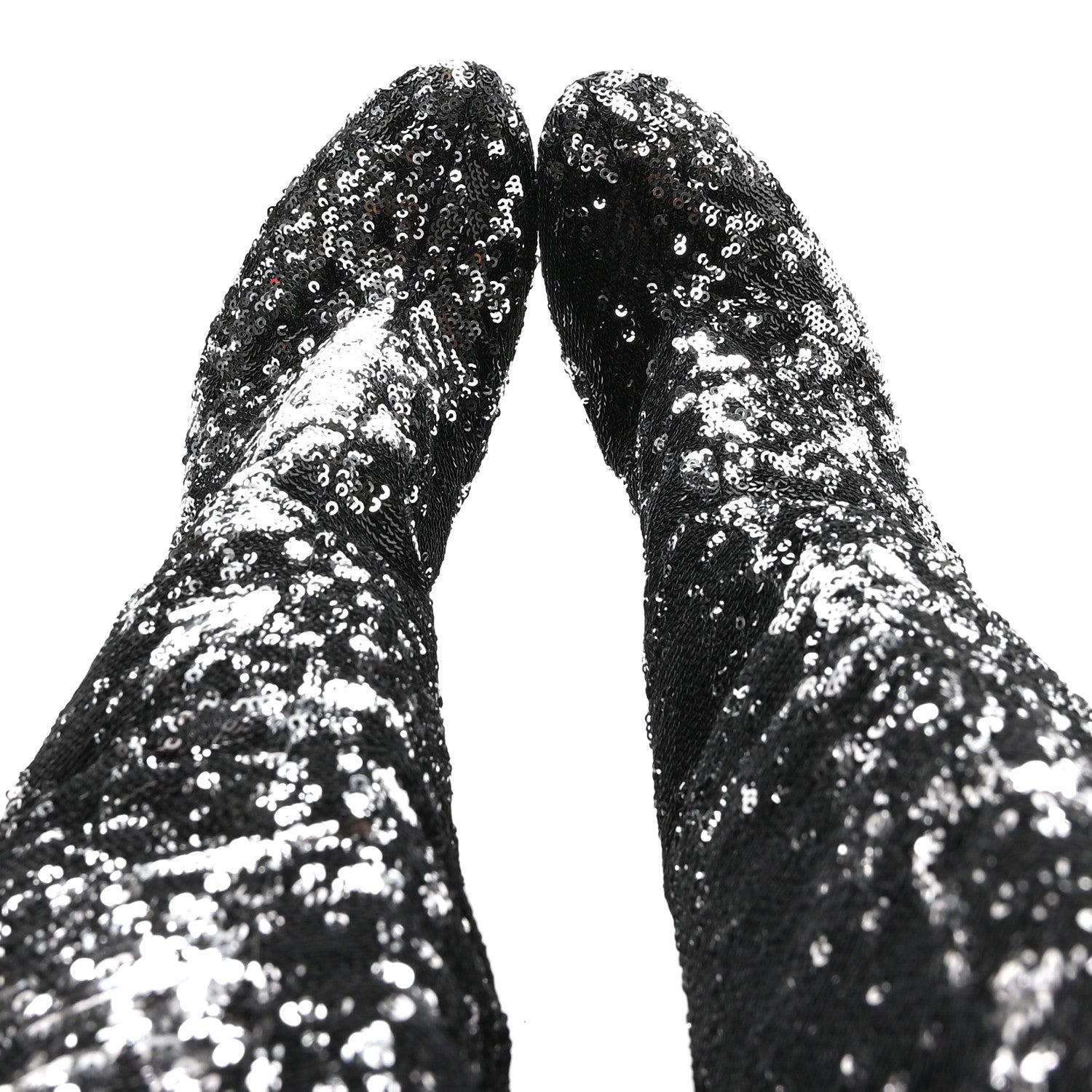 Sequin Donna High Boots 38 Black £¨ Direct shipment via from wholesalehk.shop