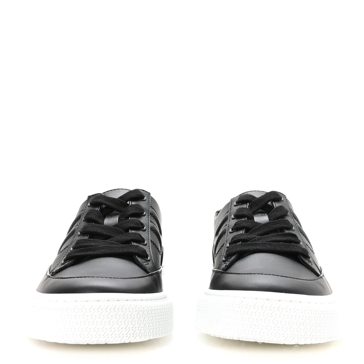 Calfskin Deep Sneakers 36 Black wholesalehk.shop