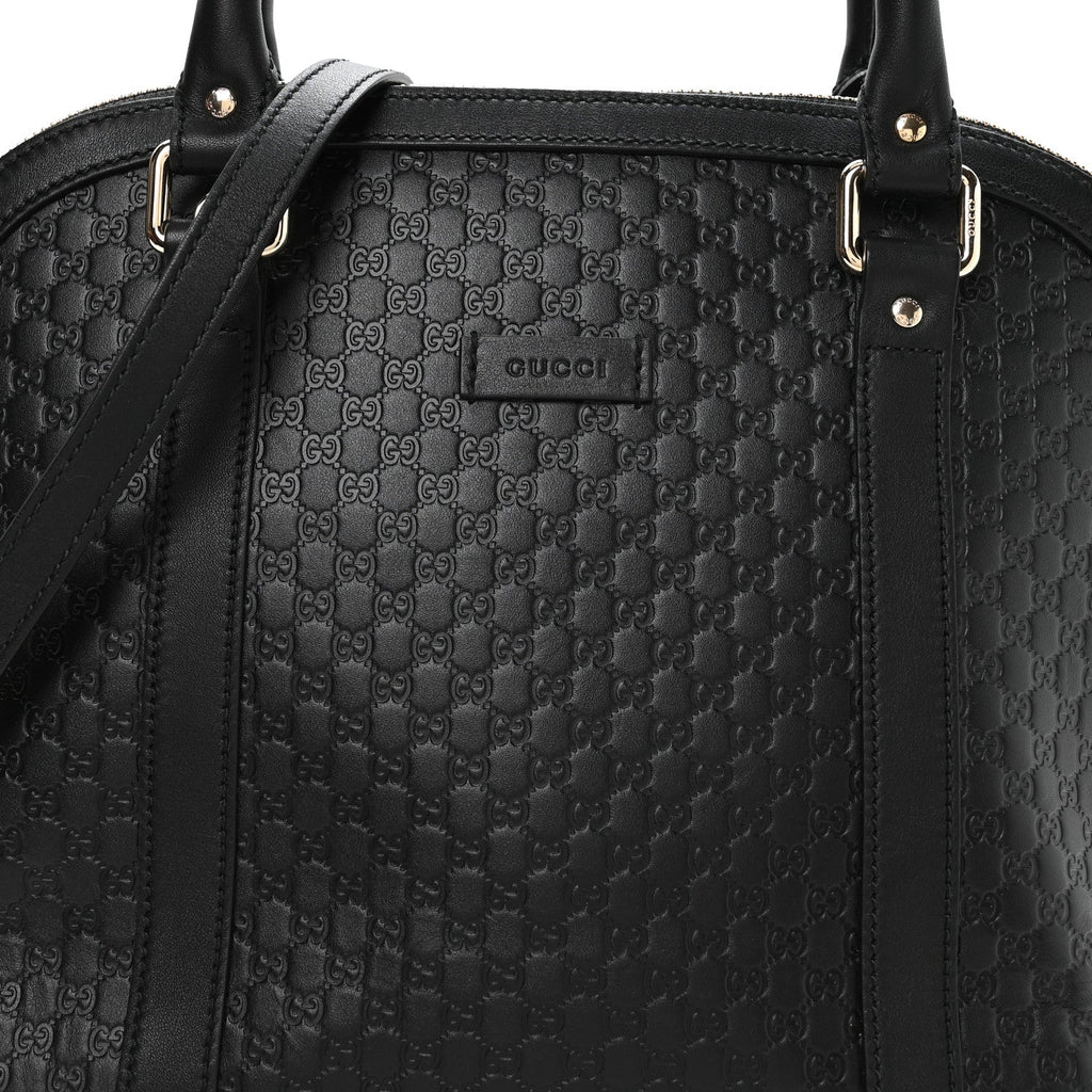 Microguccissima Medium Dome Bag Black £¨ Direct shipment via from wholesalehk.shop