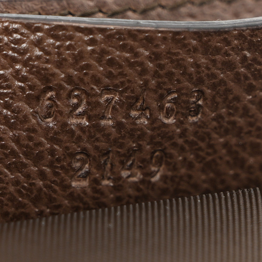 GG Supreme Monogram Textured Calfskin Web Ophidia Vanity Cosmetic Case Beige Ebony New Acero wholesalehk.shop