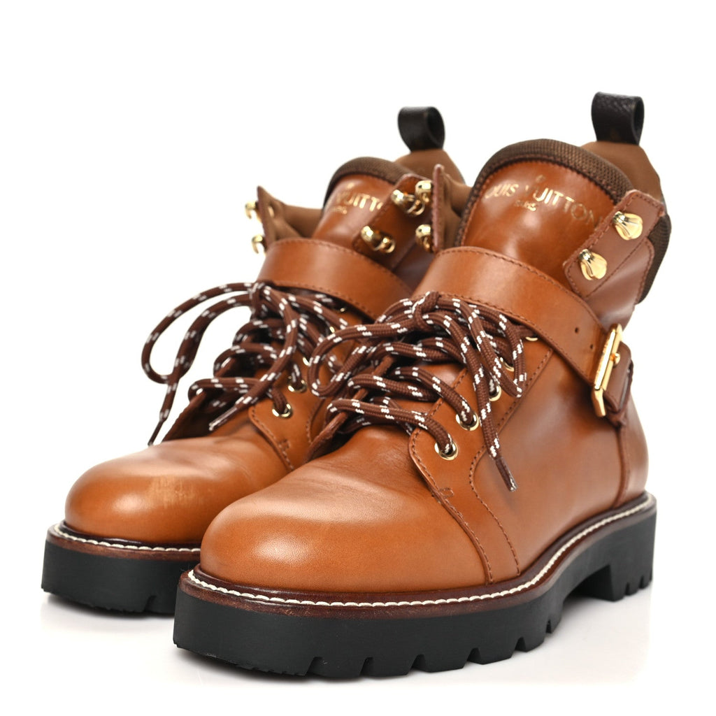 Calfskin Territory Ranger Combat Boots 36.5 38 Cognac £¨ Direct shipment via from wholesalehk.shop