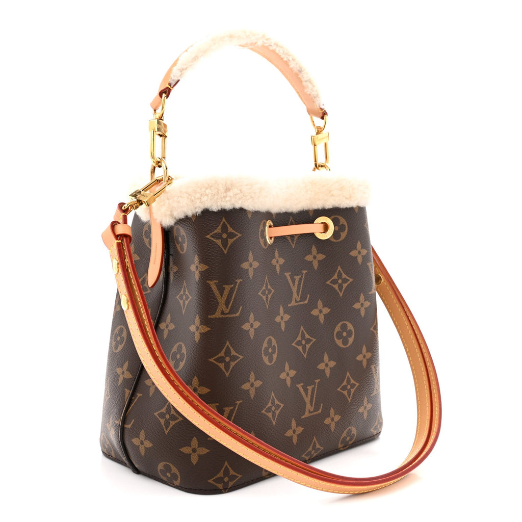 Monogram Shearling Cozygram Neonoe BB £¨ Direct shipment via from wholesalehk.shop