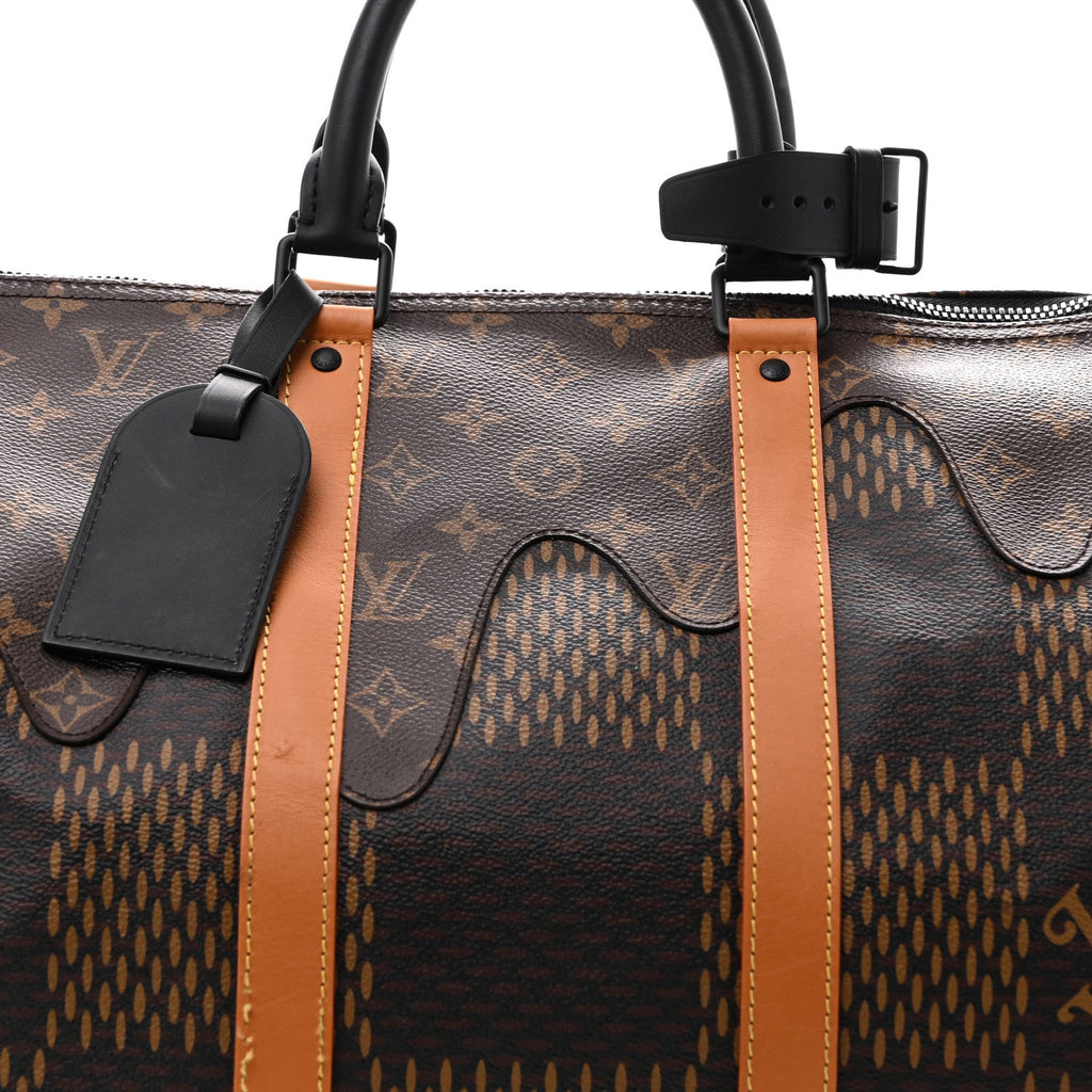 X NIGO Giant Damier Ebene Monogram Keepall Bandouliere 50 wholesalehk.shop