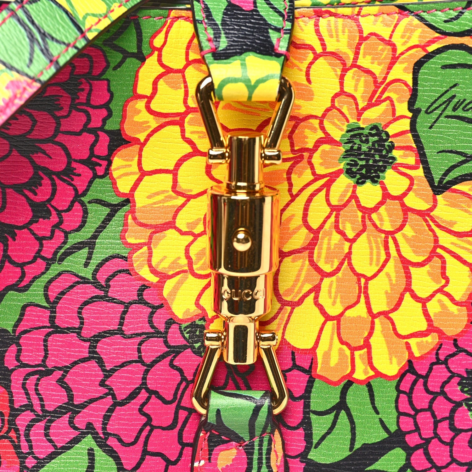 X KEN SCOTT Textured Calfskin Pomponica Print Small Jackie 1961 Hobo Multicolor Fuxia Pompon £¨ Direct shipment via from wholesalehk.shop