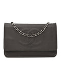 Caviar Timeless CC Wallet on Chain WOC Grey wholesalehk.shop