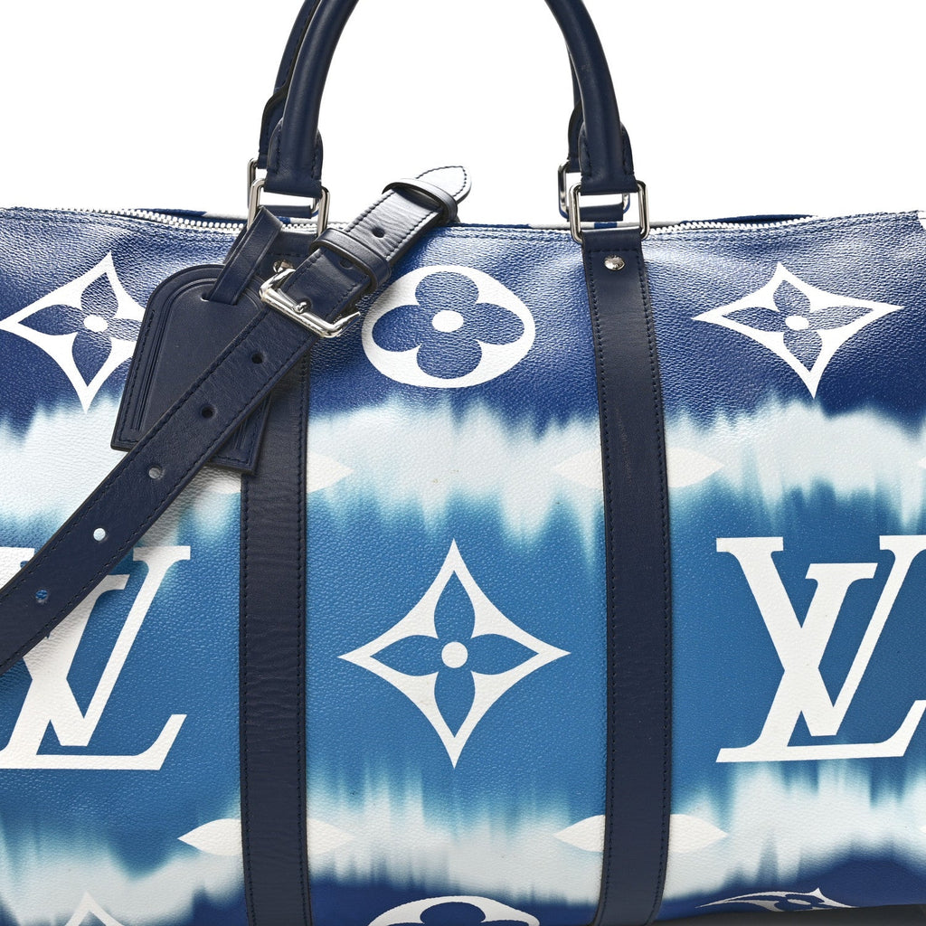 Monogram Escale Keepall Bandouliere 50 Blue wholesalehk.shop